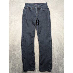 NYDJ Jeans Womens Size 2 Denim Straight Fit Stretch Lift Tuck Technology Mom